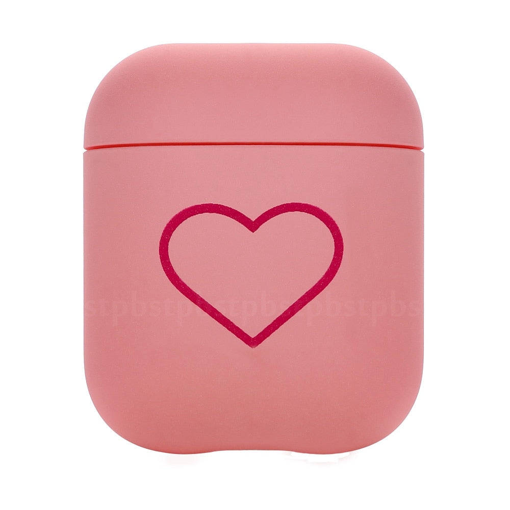 AIRPODS LOVE SILICONE CASE COVER